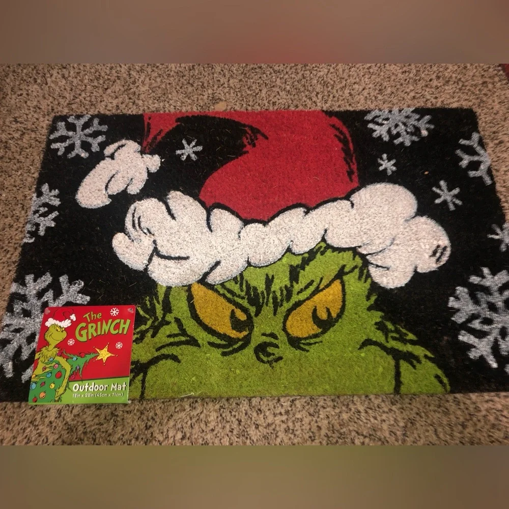 Grinch Christmas Doormat
